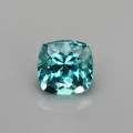 Natural Apatite 1.46 Carats Paraiba Blue Green Antique Cushion 6x5 mm Loose Gemstone - Image 1