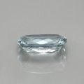 Natural Aquamarine 3.18 Carats Sky Blue Cushion 12x8 mm Loose Gemstone - Image 4