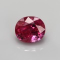 Natural Ruby 1.74 Carats Reddish Pink Oval 7x6 mm Loose Gemstone - Image 3