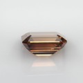 Natural Zircon 3.11 Carats Cognac Emerald Cut 8x7 mm Loose Gemstone - Image 4