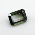 Natural Tourmaline 3.36 Carats Forest Green Emerald Cut 9x7 mm Loose Gemstone - Image 6