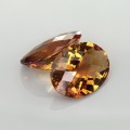 Natural Citrine  - oval checker pair 16.57 Carats Madeira Orange Oval Checker 18x13 mm Loose Gemstone - Image 6