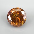 Natural Sphalerite 14.46 Carats Orange Round 13x10 mm Loose Gemstone - Image 2