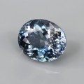Natural Apatite 7.89 Carats Steel Blue Oval 13x11 mm Loose Gemstone - Image 3