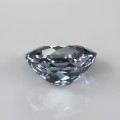 Natural Apatite 7.89 Carats Steel Blue Oval 13x11 mm Loose Gemstone - Image 4