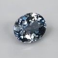 Natural Apatite 7.89 Carats Steel Blue Oval 13x11 mm Loose Gemstone - Image 5
