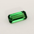 Natural Tsavorite garnet 0.56 Carats Chrome Green Emerald Cut 7x3 mm Loose Gemstone - Image 1