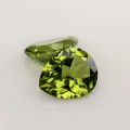 Natural Peridot Pair 8.41 Carats Green Pear 12x10 mm Loose Gemstone - Image 1