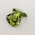 Natural Peridot Pair 8.41 Carats Green Pear 12x10 mm Loose Gemstone - Image 2