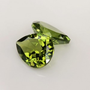 Peridot Pair  8.41cts - 12x10mm Peridot Pair  8.41cts - 12x10mm