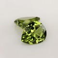 Natural Peridot Pair 8.41 Carats Green Pear 12x10 mm Loose Gemstone - Image 6