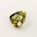 Natural Sapphire - Bi color 2 Carats Greenish Yellow Trilliant  8x4 mm Loose Gemstone - Image 3