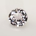 Natural Tourmaline - acrolite 3.51 Carats White Round 10x6 mm Loose Gemstone - Image 1