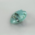 Natural Peru opal - dendrites 12.22 Carats Paraiba Blue Green Heart  19x17 mm Loose Gemstone - Image 3