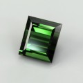 Natural Tourmaline 4.70 Carats Vivid Green Baguette 10x8 mm Loose Gemstone - Image 1