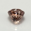 Natural Zircon 2.88 Carats Champagne Round 7x6 mm Loose Gemstone - Image 4