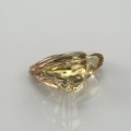 Natural Tourmaline 5.83 Carats Honey Yellow Heart  13x12 mm Loose Gemstone - Image 3