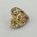 Natural Tourmaline 5.83 Carats Honey Yellow Heart  13x12 mm Loose Gemstone - Image 6