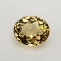 Natural Imperial Topaz 1.26 Carats Imperial Yellow Oval 7x6 mm Loose Gemstone - Image 1