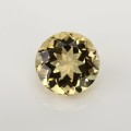 Natural Beryl 1.52 Carats Yellow Round 7x5 mm Loose Gemstone - Image 1