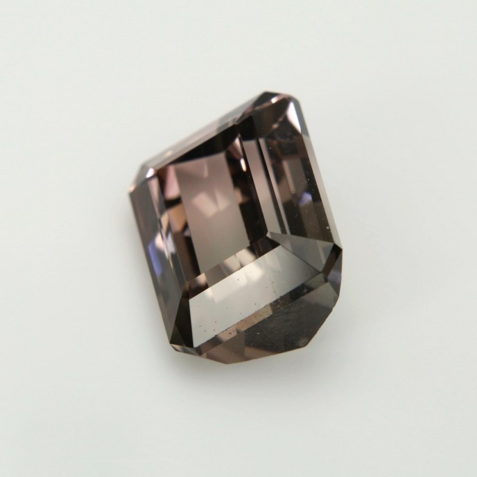 Natural Tourmaline bi-color 2.39 Carats Baby Pink to Champagne Emerald 8x7 mm Loose Gemstone - Image 3