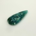 Natural Gem silica 2.09 Carats Blue Green Pear Cabochon 16x7 mm Loose Gemstone - Image 4