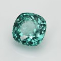 Natural Apatite 3.89 Carats Paraiba Blue Green Antique Cushion 9x9 mm Loose Gemstone - Image 2