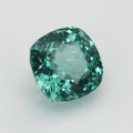 Natural Apatite 3.89 Carats Paraiba Blue Green Antique Cushion 9x9 mm Loose Gemstone - Image 4