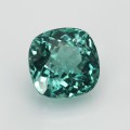 Natural Apatite 3.89 Carats Paraiba Blue Green Antique Cushion 9x9 mm Loose Gemstone - Image 5