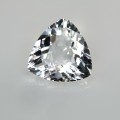 Natural Petalite 6 Carats White Trilliant  14x7 mm Loose Gemstone - Image 1
