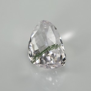 kunzite green needle  12.24cts - 16x10mm