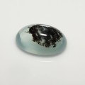 Natural Dendritic opal 3.70 Carats Sea Blue Green Oval Cabochon 14x10 mm Loose Gemstone - Image 3