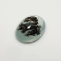 Natural Dendritic opal 3.70 Carats Sea Blue Green Oval Cabochon 14x10 mm Loose Gemstone - Image 5