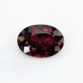 Natural Rhodolite garnet 7.64 Carats Vivid Purplish Red Oval 15x10 mm Loose Gemstone - Image 1