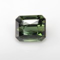 Natural Tourmaline 2.83 Carats Forest Green Emerald Cut 8x7 mm Loose Gemstone - Image 5