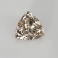 Natural Zircon 3.58 Carats Champagne Trilliant  9x9 mm Loose Gemstone - Image 7