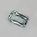 Natural Tourmaline 1.93 Carats Light Baby Green Emerald Cut 9x6 mm Loose Gemstone - Image 2