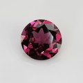 Natural Rhodolite garnet 2.93 Carats Purplish Pink Round 9x5 mm Loose Gemstone - Image 1