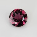 Natural Rhodolite garnet 2.93 Carats Purplish Pink Round 9x5 mm Loose Gemstone - Image 2