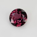 Natural Rhodolite garnet 2.93 Carats Purplish Pink Round 9x5 mm Loose Gemstone - Image 3