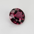 Natural Rhodolite garnet 2.93 Carats Purplish Pink Round 9x5 mm Loose Gemstone - Image 5