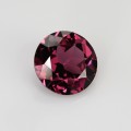 Natural Rhodolite garnet 2.93 Carats Purplish Pink Round 9x5 mm Loose Gemstone - Image 7