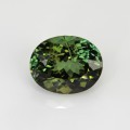 Natural Tourmaline 3.96 Carats Hunter Green Oval 11x9 mm Loose Gemstone - Image 1