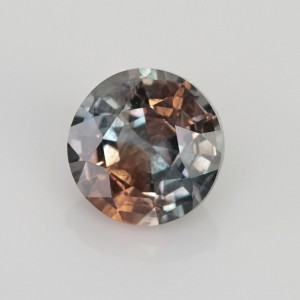 sapphire bi-color   1.12cts - 6x6mm