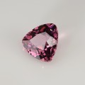 Natural Malaya garnet 1 Carats Purplish Pink Trilliant  6x6 mm Loose Gemstone - Image 3