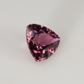 Natural Malaya garnet 1 Carats Purplish Pink Trilliant  6x6 mm Loose Gemstone - Image 5