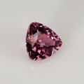 Natural Malaya garnet 1 Carats Purplish Pink Trilliant  6x6 mm Loose Gemstone - Image 6