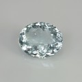 Natural Aquamarine 7.51 Carats Very Light Ice Blue Oval 14x12 mm Loose Gemstone - Image 3