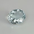 Natural Aquamarine 7.51 Carats Very Light Ice Blue Oval 14x12 mm Loose Gemstone - Image 6
