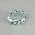 Natural Aquamarine 7.51 Carats Very Light Ice Blue Oval 14x12 mm Loose Gemstone - Image 7